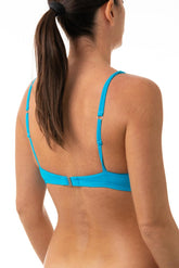 MIX REGGISENO BRASSIERE DONNA  CELESTE/BLU GIOVI MEDITATION BE BEACH